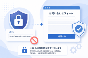 URLの送信制限をする