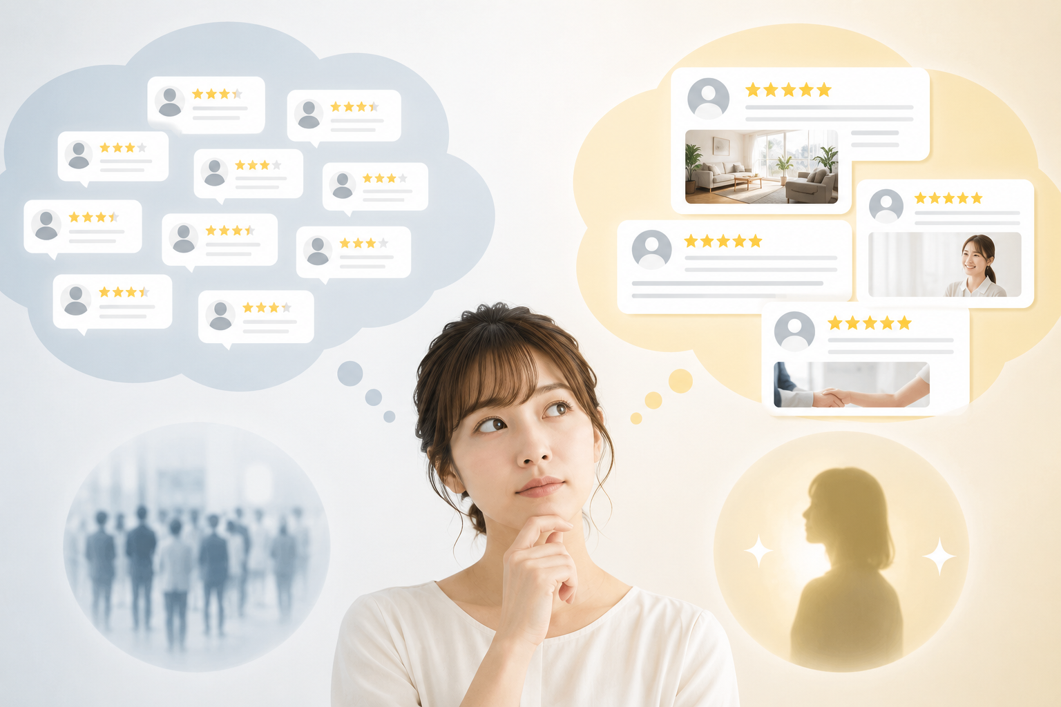 口コミは数だけでなく内容も重要
