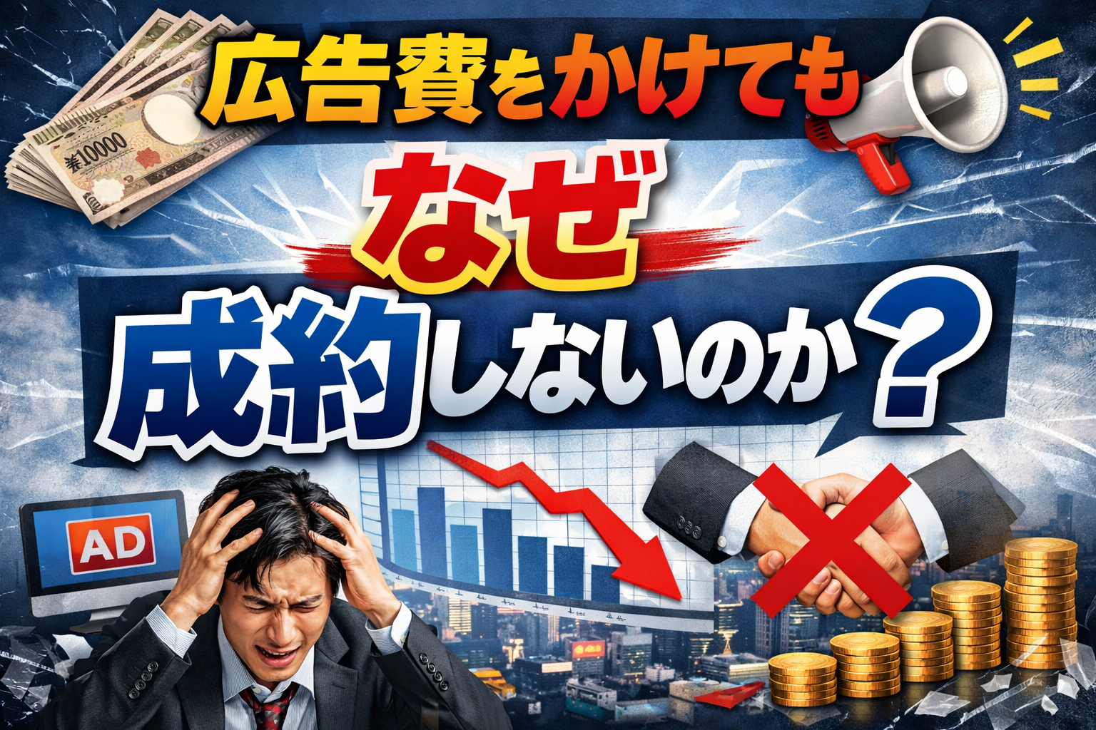 広告費をかけても、なぜ成約しないのか